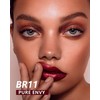 MAKI YIKA Dark Red Lipstick for Women Metallic Lipsticks Glitter