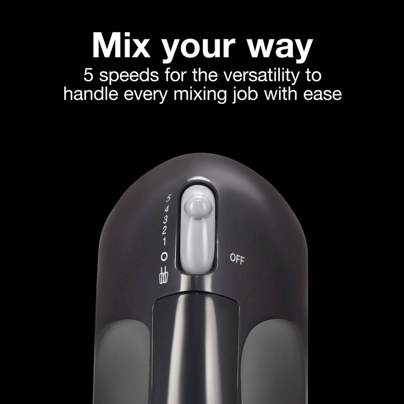 Proctor Silex Easy Mix 5-Speed Electric Hand Mixer with Bowl