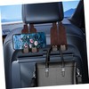 PACKOVE 2pcs Car Headrest Hooks Space-Saving Bag Hanger for Car