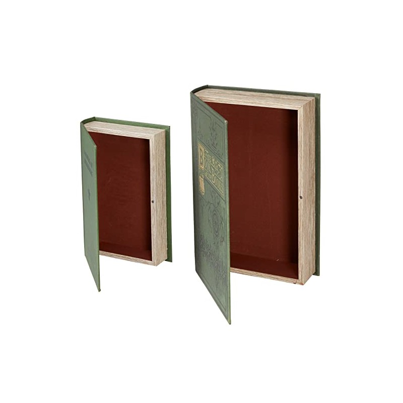 The Lakeside Collection Decorative Book Box - Secret Hiding Place