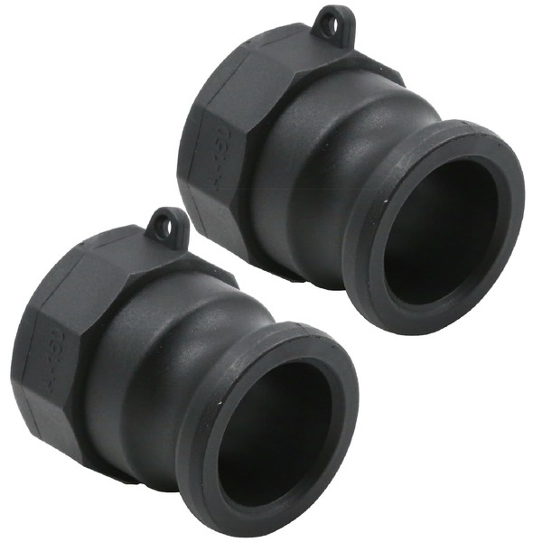 EATAKWARD 2 Pcs Camlock Fitting Part A, 1-1/2" Male Cam