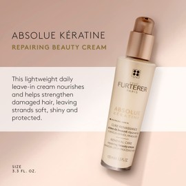 Rene Furterer ABSOLUE KERATINE Repairing Beauty Cream for Damaged, Over-Processed Hair, 3.3 fl. oz.