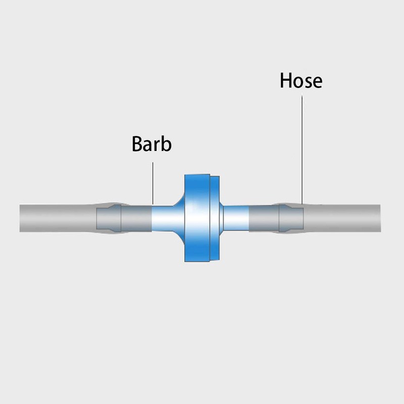 ANPTGHT One Way Check Valve 5/32" (4MM) Hose Barb Non
