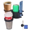 Araye 6 in 1 Car Cup Holder-Phone Holder/Mount, Temp Retaining-