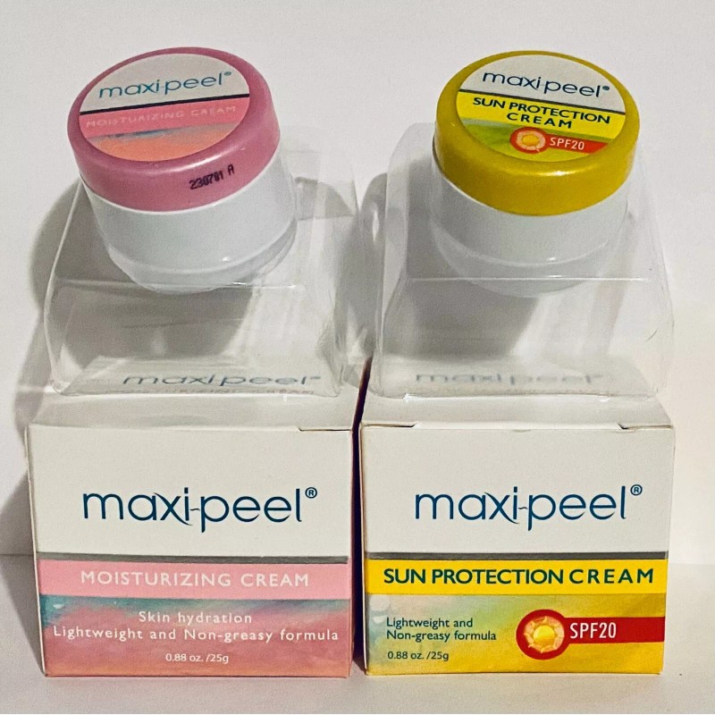 Maxi-Peel 2 Maxi Peel Whitening Sun Protect Face Facial Moisturizing