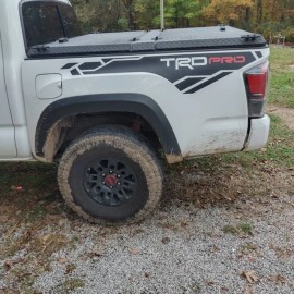 ANYStickerYouWant x2 TRD Pro Bedside Graphic Vinyl Decal Fits Toyota Tacoma TRD Pro 2016-2022