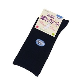 No Elastic Loose Sock (Hair Blend) Men's , , , nvy,