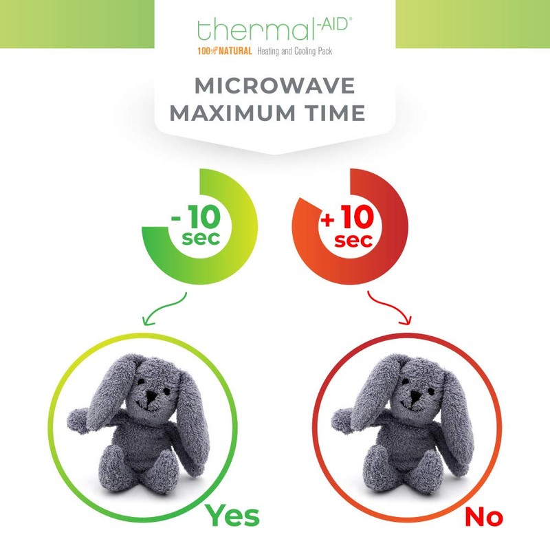 Thermal-Aid Zoo Mini — (Baxter the Bunny) — Mold-Resistant, Washable