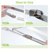 uxcell Rectangular Hose Clamps, 31" x 8" 304 Stainless Steel