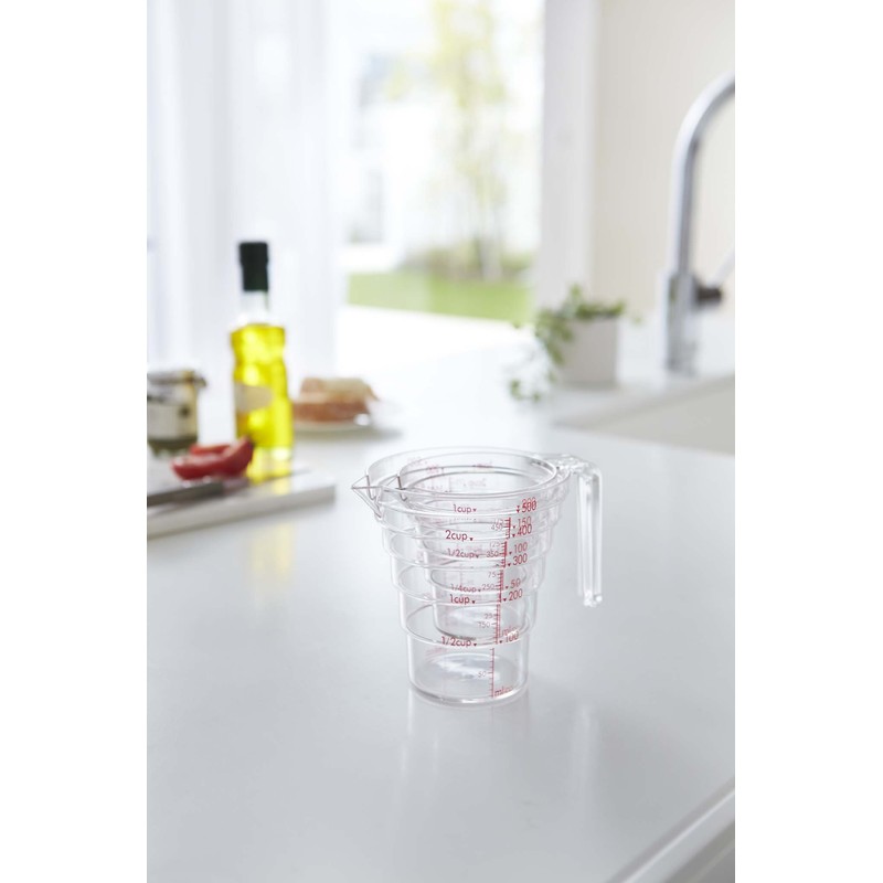 Yamazaki Industries 2697 Tiered Measuring Cup, 7.8 fl oz (200