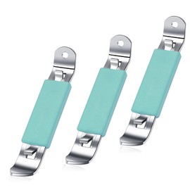3 Pieces Magnetic Bottle Openers Can Opener Classic Beer Opener Stainless Steel Small Bottle Opener Can Tapper with Magnet for Camping and Traveling