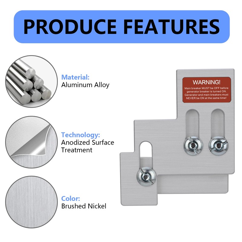 STPCTOU Generator Interlock Kit Compatible with Square D QO or
