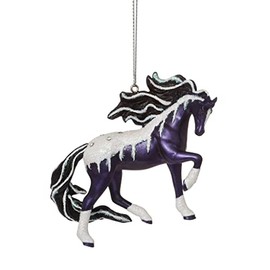 Enesco The Trail of Painted Ponies Frosted Black Magic Hanging Ornament, 3.3 Inch, Multicolor