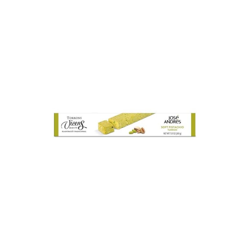 José Andrés Soft Pistachio Nougat, 7.05 oz