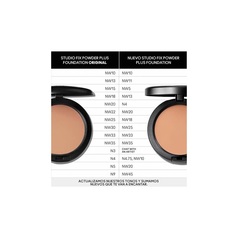 Base De Maquillaje En Polvo Mac Studio Fix Powder Plus