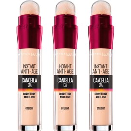 3x Maybelline New York Il Erase Age Multipurpose Liquid Concealer Color 01 Light - 3 Concealers