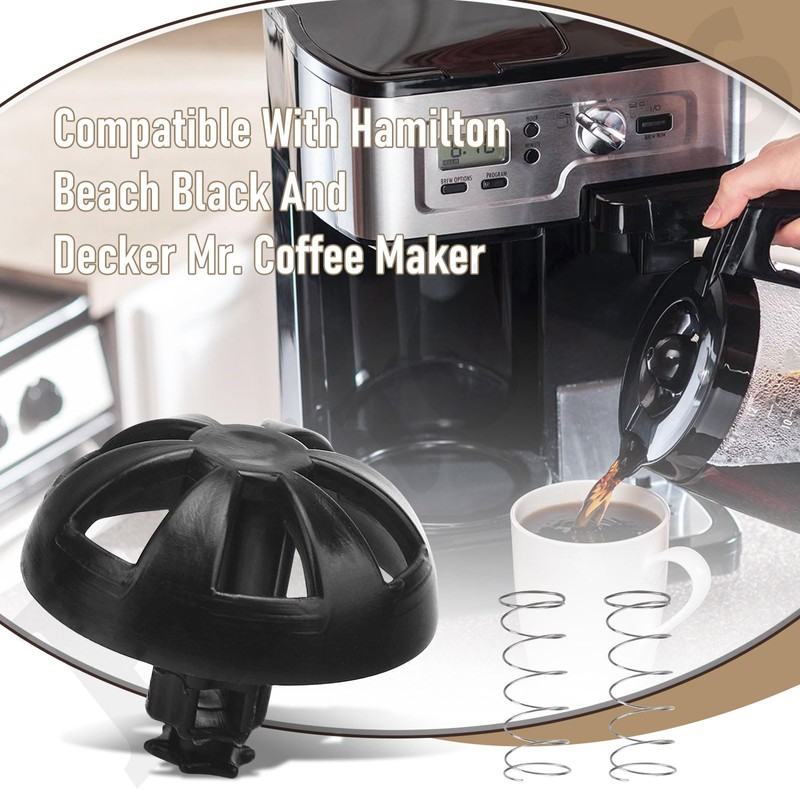 Coffee Machine Brew Basket Bottom Spring Loaded Stopper Kits for