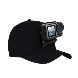 Baseball Hat with J-Hook Buckle Mount & Screw for Action Camera Series for Outdoor Photography