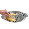Hicook Stainless Steel Spaetzle Maker Lid with Scraper Traditional German