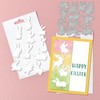 GLOBLELAND Easter Rabbit Cutting Dies for DIY Scrapbooking Metal Cartoon