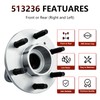JLEO 513236 Front or Rear Wheel Hub Bearing Replacement Fits