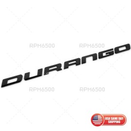 Mopar 2014-2023 Dodge Durango Rear Liftgate Gloss Black Nameplate Emblem New Mopar