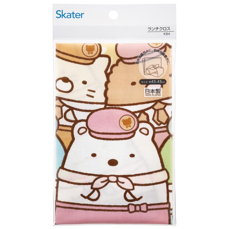 Skater KB4-A Lunch Cloth Movie Sumikko Gurashi 3, 16.9 x