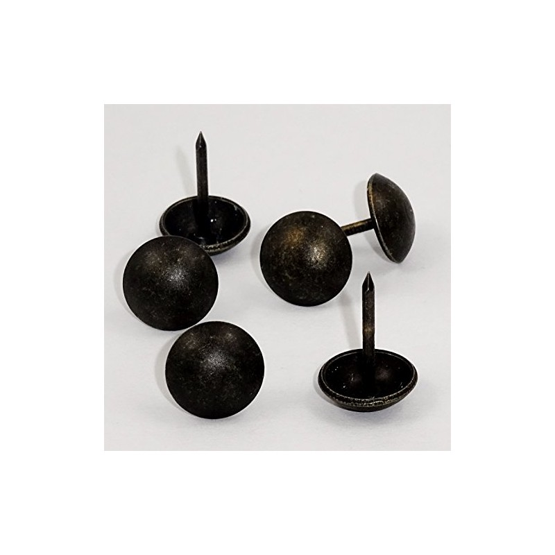 Decotacks Upholstery Tacks, Heavy Duty Furniture Nails 7/16" - 100