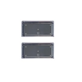 Culinary Lacquer H-153-28 6.5-inch Heavy Duty Block Dividers, 2 Transparent Dividers