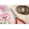 KNIPEX クニペックス 45°先曲ニードルノーズプライヤー 平口 プラスティックコーティングハンドル 3121-160