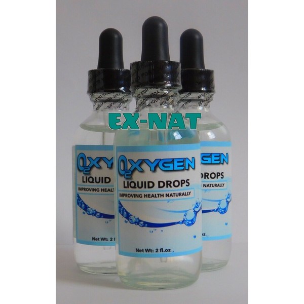 3 Oxygen Liquid Drops Promotes Healthy Stabilized Cellular Energy Levels