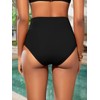 SHEKINI Women Shaping Swimwear Bottoms High Waisted Bikini Bottom Tummy