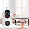 Indoor Camera Dual Lens 2K Full HD Night Vision Two