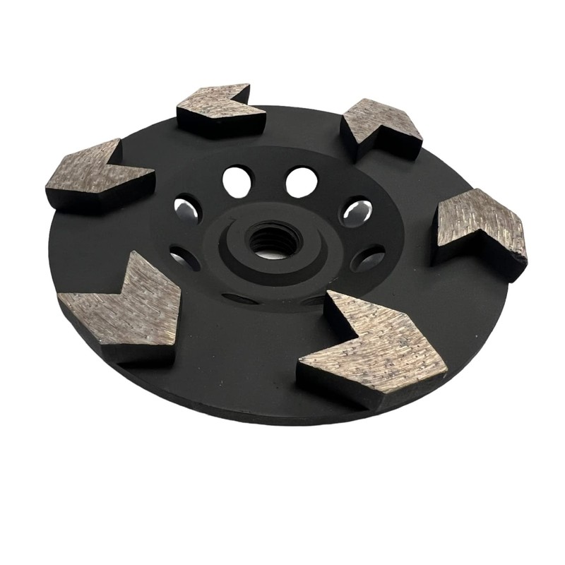 5” Diamond Grinding Cup Wheel Arrow Diamond Segment for Concrete