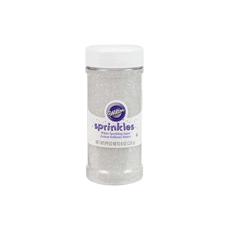 Sugar Sprinkles 8oz-White