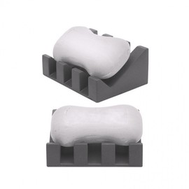 Stylish Draining Bathroom Soap Dish Holder 01 Soap Dish - Oatmeal 3ea