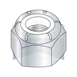 7/16-20 NE Nylon Insert Hex Lock Nut (Stop Nut) | Light Hex, Standard Height (NM & NE Series) | Steel | Zinc Plated (Quantity: 600)