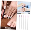 Outanaya Nail Engraving Pen Set 5pcs Plastic Nail Pens Cuticle