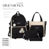 Shendy Vendy Mochilas Set 4 Pzs Escolar Bolsas Lapicera Color