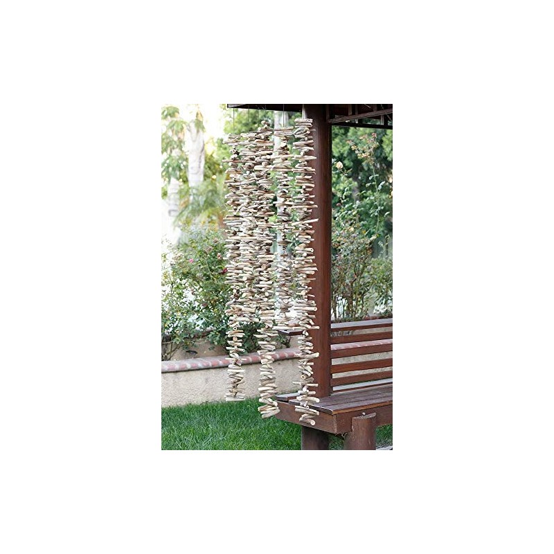 Natural Weathered Drift Wood Garland Decor (6ft)
