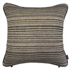 Out Style Throw Pillow Cover 45x45 Solid Imported Fabric (Granada, Deep Gray)