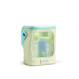 Maria Nila Structure Repair Beauty Bag - Repairing Shampoo & Conditioner Set with Limited Edition Argan Oil, in Recycled Mesh Bag - Hair Care for Damaged Hair