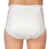 Suprima 1-215-000 Unisex Polyurethane Incontinence Briefs Size 36 White