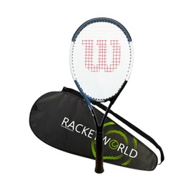 Wilson Nemesis Team 103 Graphite Tennis Racket with Premium Tennis Racket Cover (4 1/4 inches (L2))