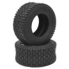 PeakPursuit Lawn Mower Turf Tires | 16x6.50-8 4PR Tubeless Tires for Golf Carts & Garden Maintenance Equipment | Set of 2