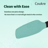 Coukre Silicone Spatula Set of 5,High Temperature Resistant, Food Grade