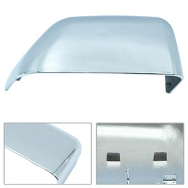 Vkinman Mirror Cover Cap Rear View Door Right Side Chrome HC3Z17D743CA Replacement for Ford F250 F350 Super Duty F450 F550 2017-2024