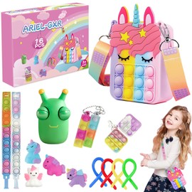 Fidget Girls Toys Pack,Girls Toys for 3 4 5 6 7 8 9 10 11 12 Year Old Sensory Toys for Autism Gifts for Age 3-12 Year Old Girls