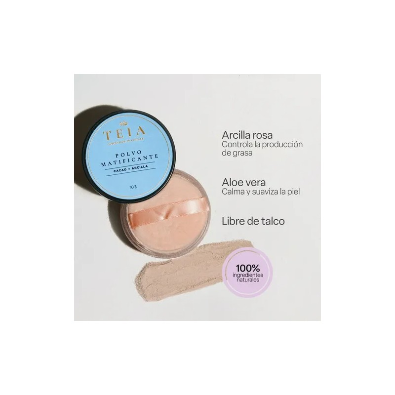 Polvo Matificante Teia Mate 25 Ml 25 G