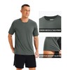MAGCOMSEN Mens Workout Shirts Dry Fit Short Sleeve Running Tee